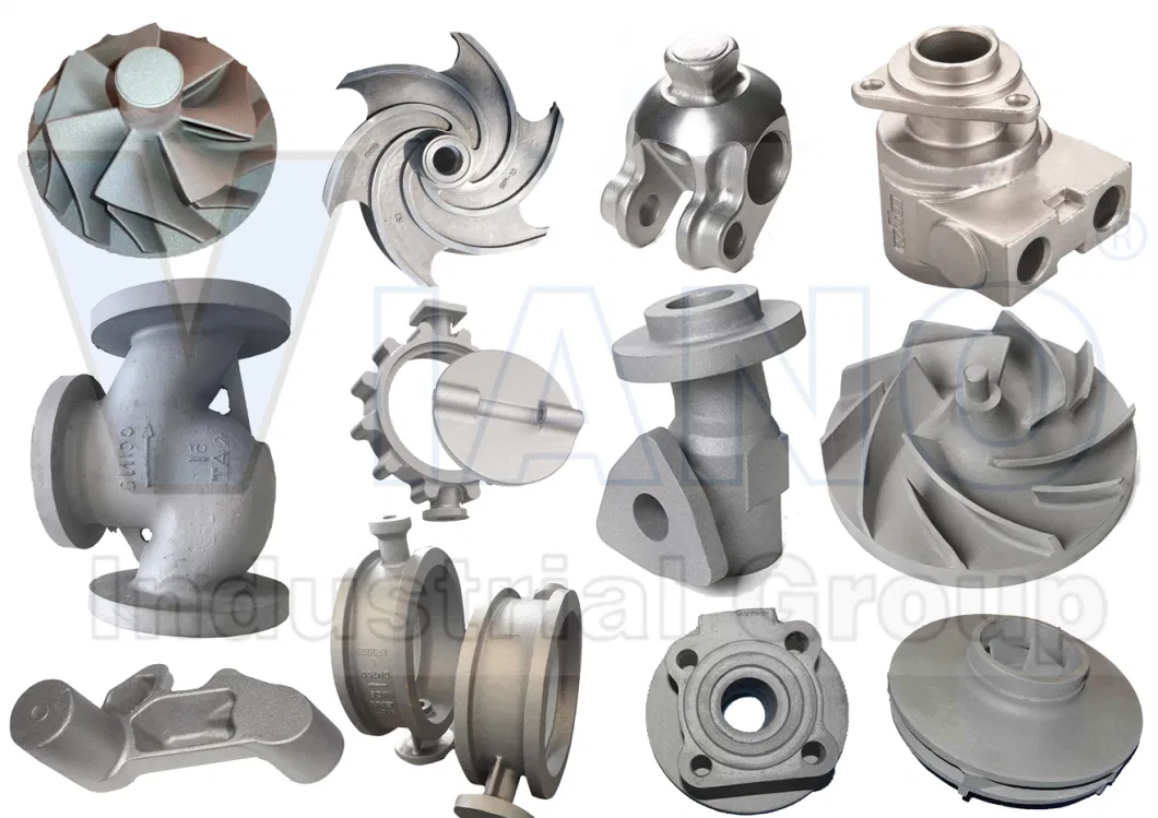 Titanium Investment Casting Pump Centrifugal Fan Impeller Customized Part